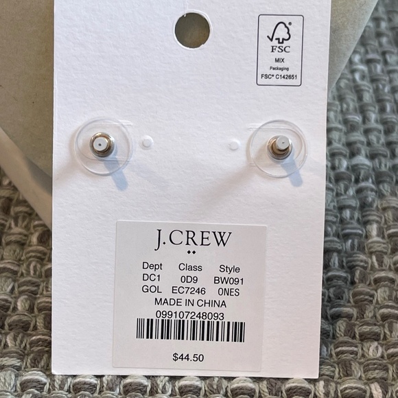 J. Crew Factory Gold Drop Bauble Earrings - NWT - Picture 4 of 5